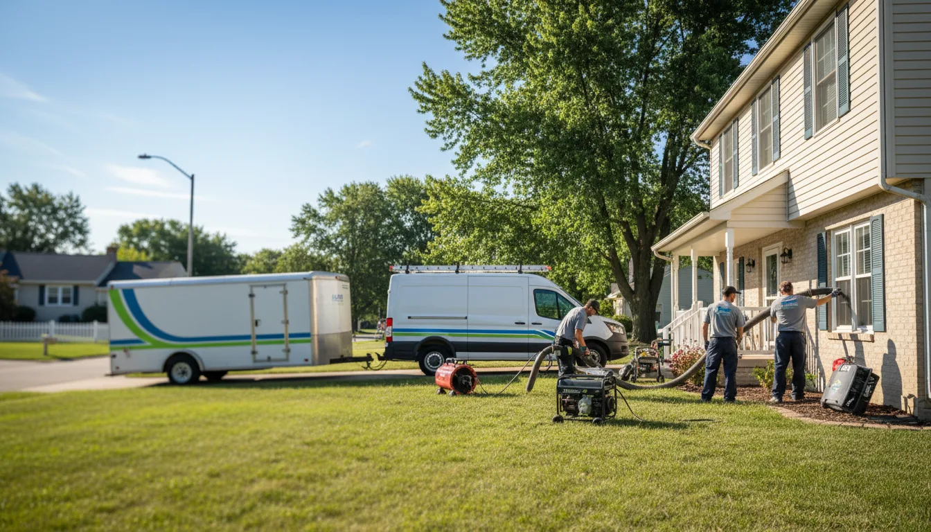 Flooded Basement Restoration And Cleanup With Repair in Hamburg, IA near me
